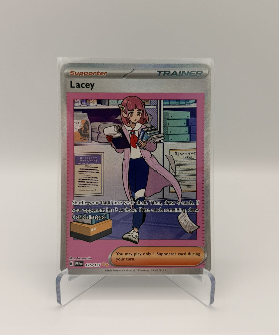 Lacey — Prismatic Evolutions #175/131 Special Illustration Rare (Raw, Near Mint)