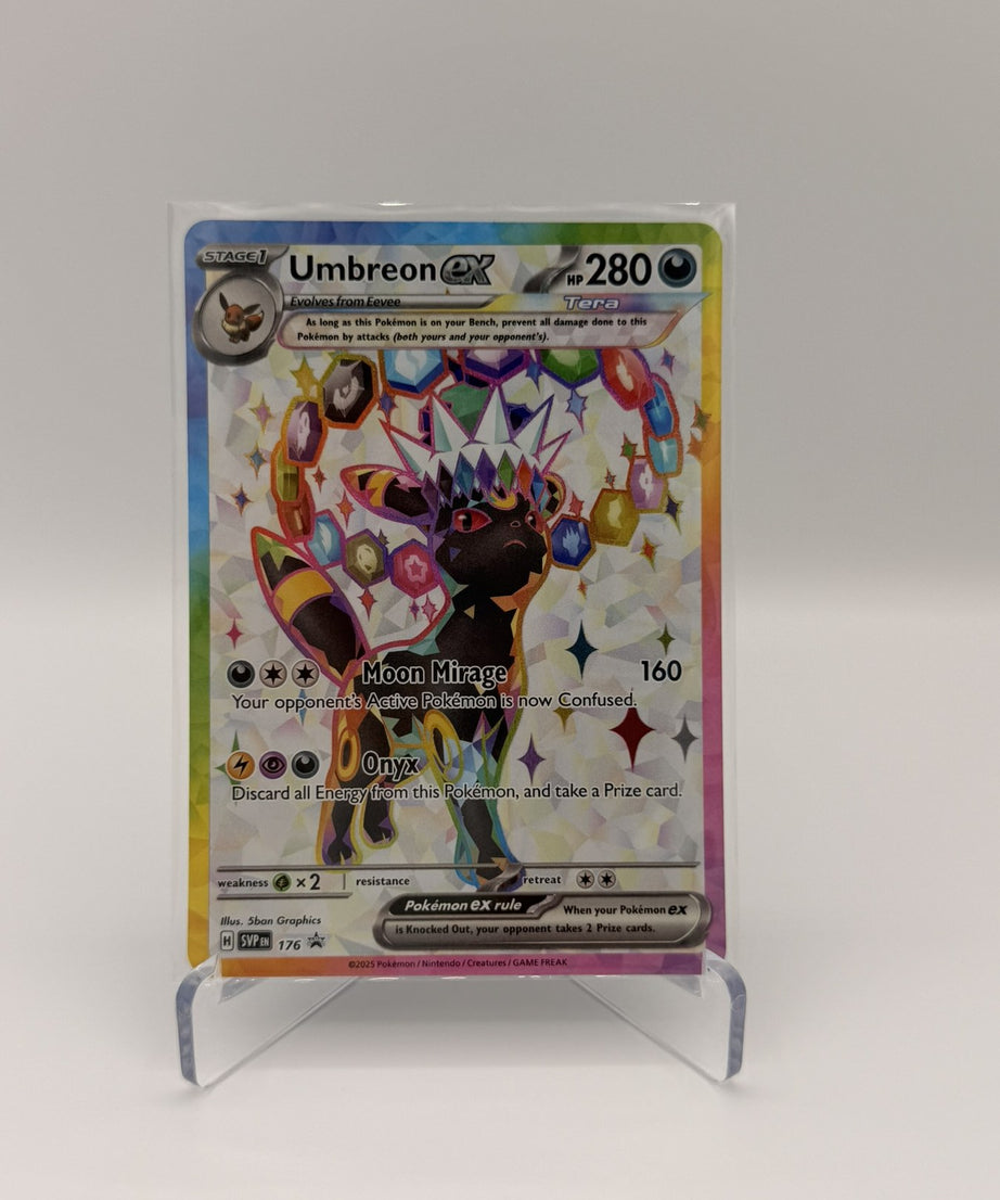 Umbreon ex — Scarlet & Violet Black Star Promo #176 (Raw, Near Mint)
